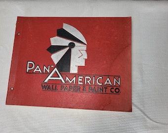 Pan-American Wallpaper Sample Book 1949 Showroom Catalog