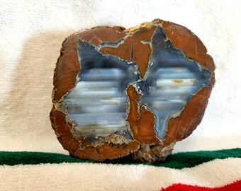 Priday Double Thunderegg Madras Oregon Cut Polished