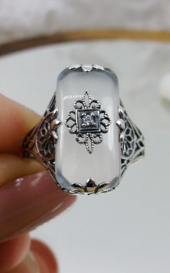 Camphor glass deals ring