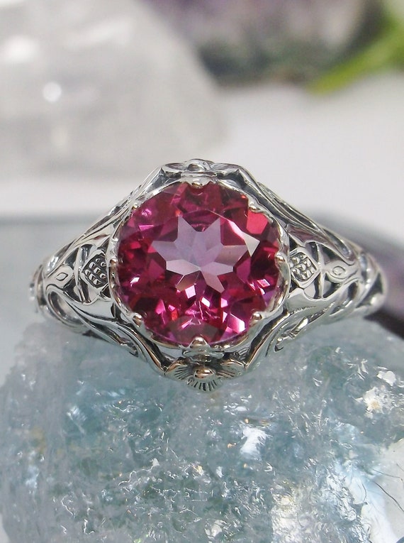 Natural pink hotsell topaz ring