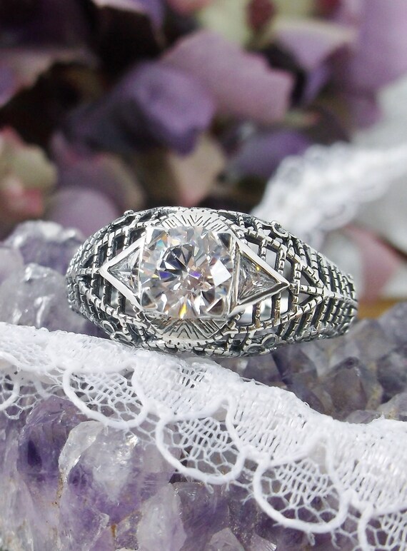 Etsy cubic 2024 zirconia ring
