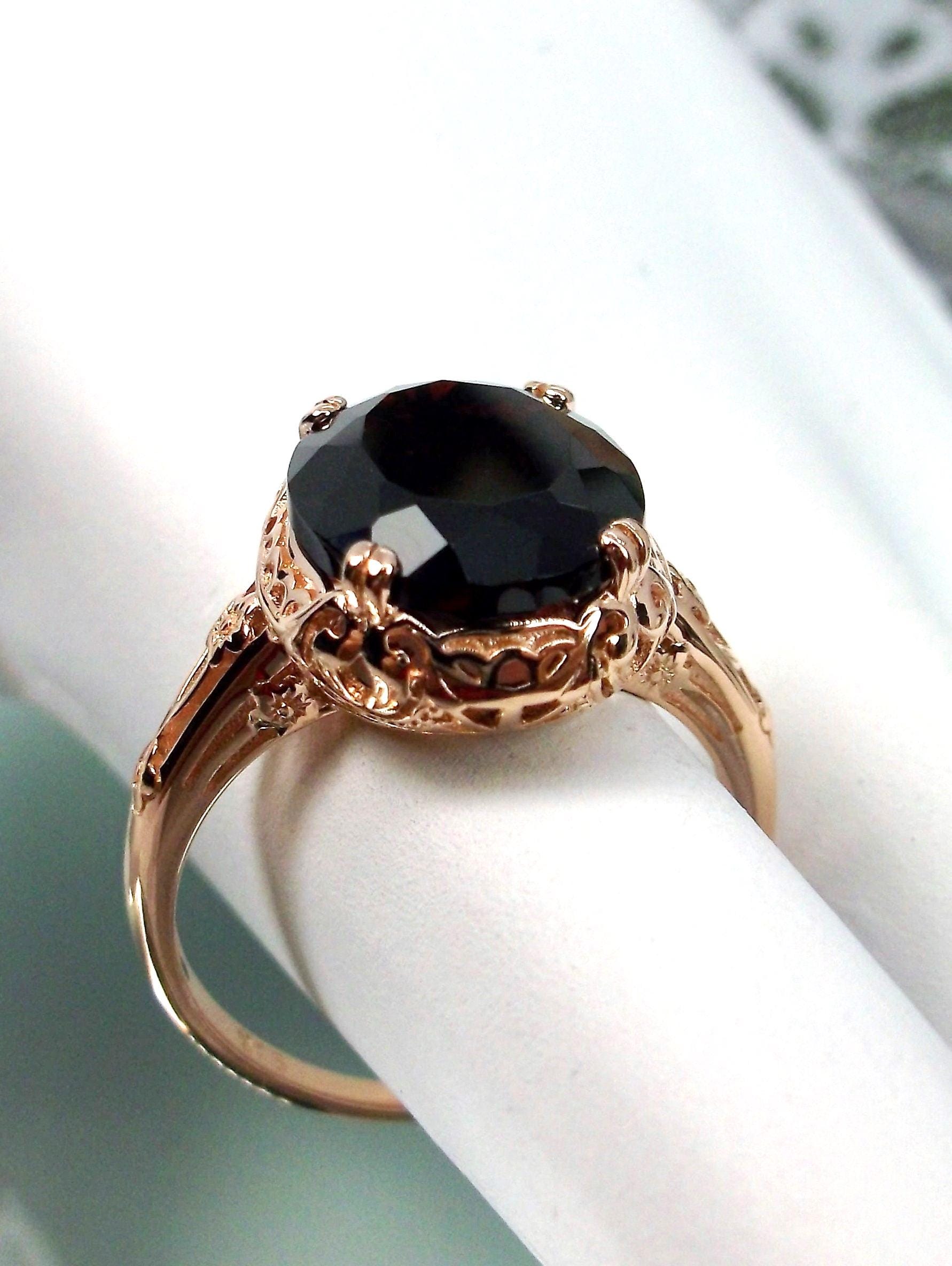 Natural Oval Garnet Infinity Knot Ring - White Gold Plated Sterling Silver, Size 8