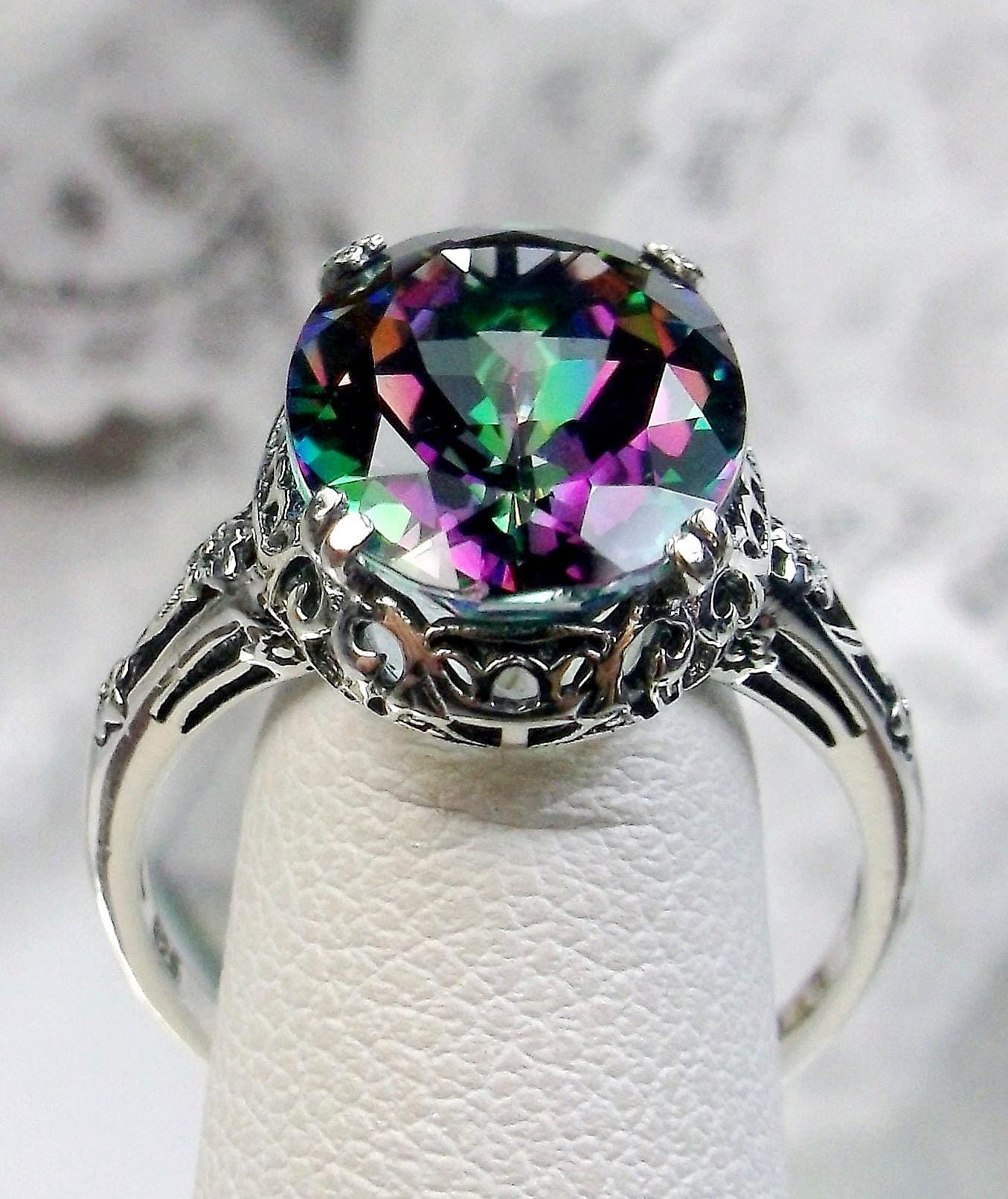 Virgola Jewelry con mystic topaz シルバーリング Virgola Jewelry con mystic topaz シルバーリング - メルカリ