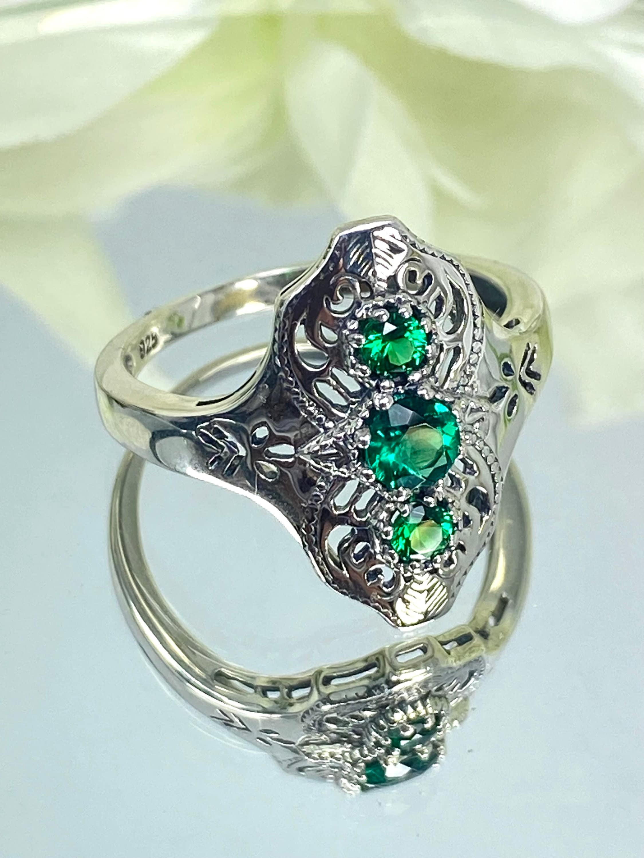 ★47bag ★ 925 Silver Green Natural Stone Ring Nelly Nelly 5 il_fullxfull.2121600666_a96c.jpg