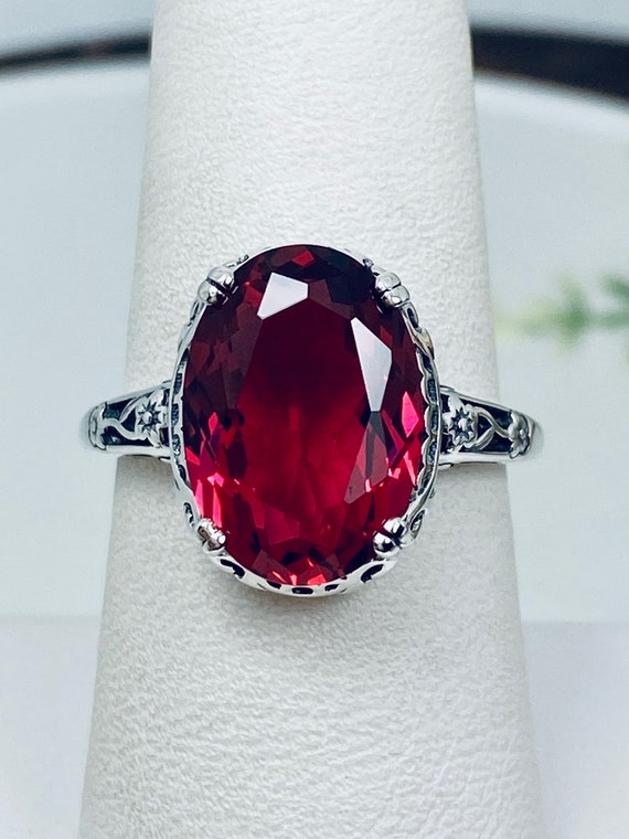 Sterling Silver Ruby Ring | Gemstone Crystal Rings | Made In Earth - Made  In Earth US
