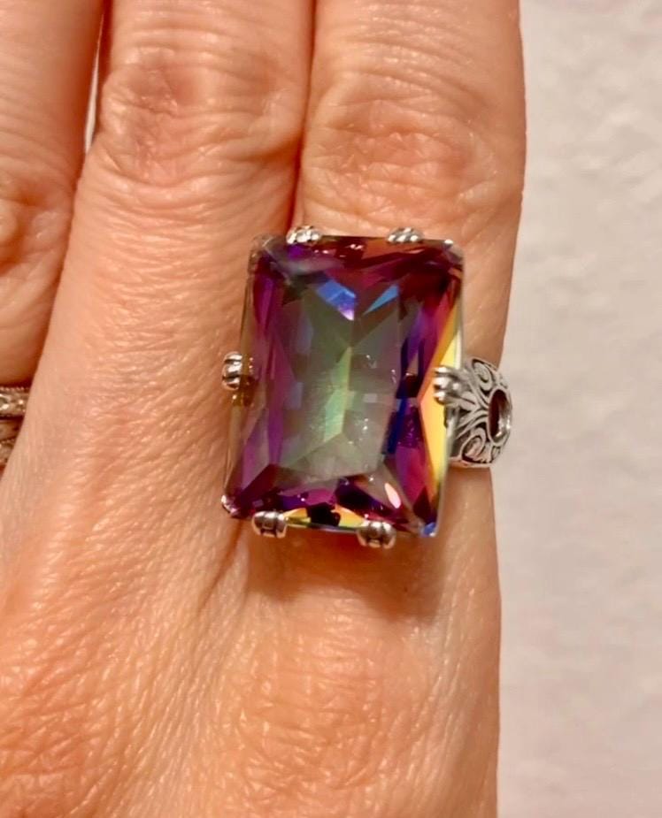 天然 ミスティック トパーズ リング レディース 指輪 天然石 お守り ブランド 天然 ミスティック トパーズ リング レディース 指輪 イエローゴールド