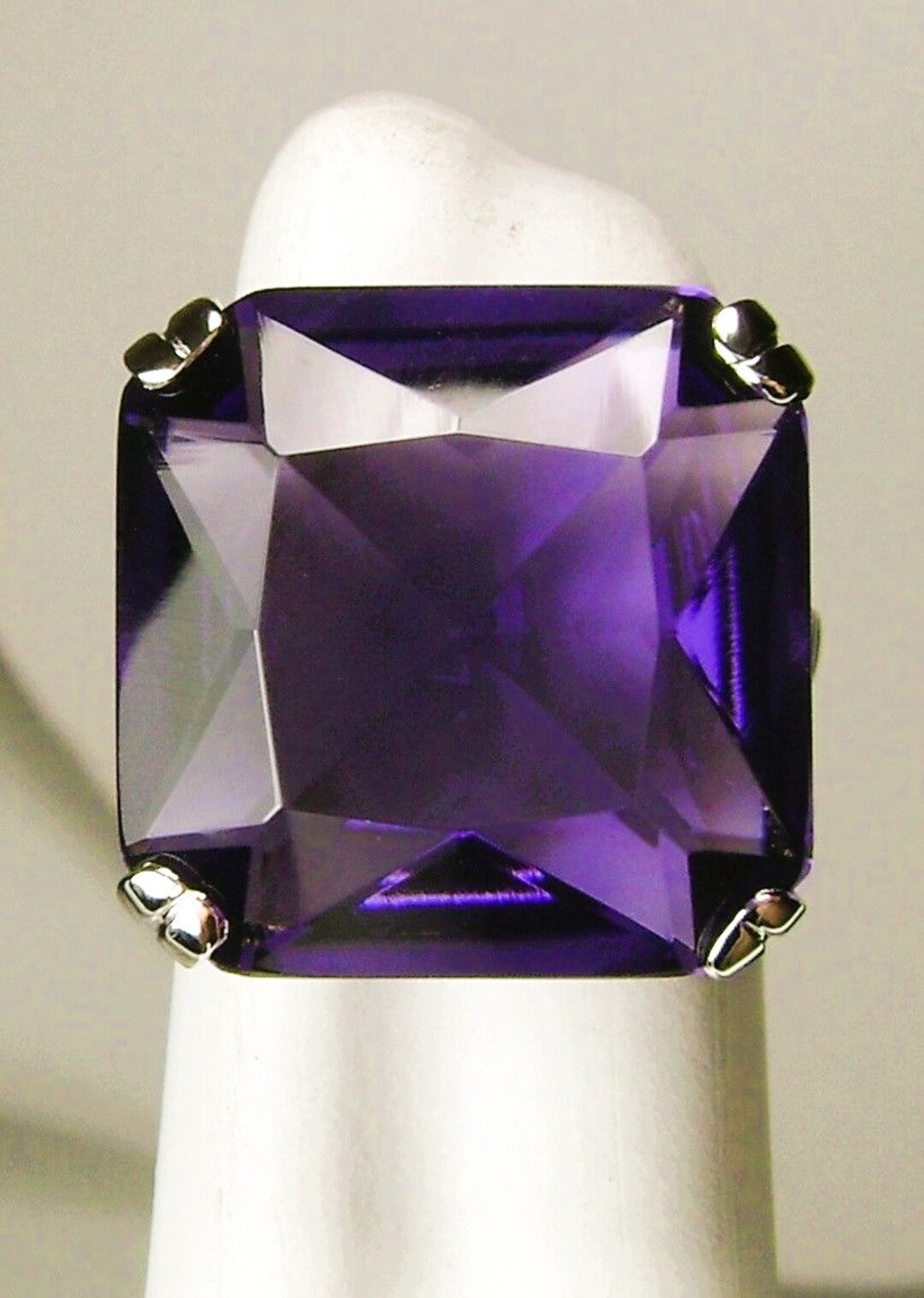50 Abstract Amethyst Ring main image 1