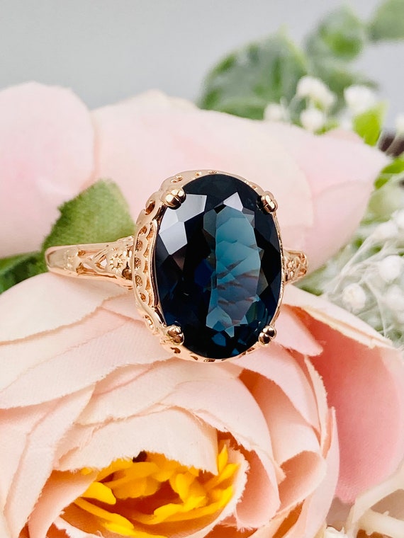 Topaz ring rose gold deals