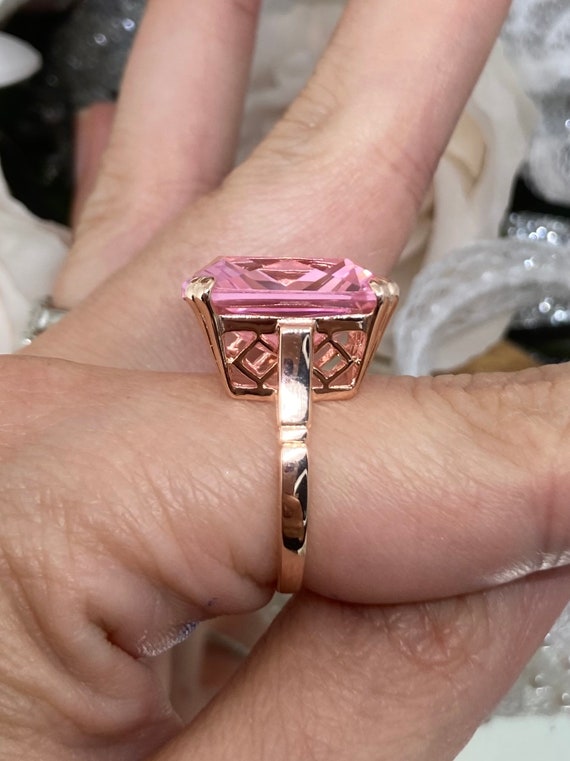 Anello topazio rosa best sale