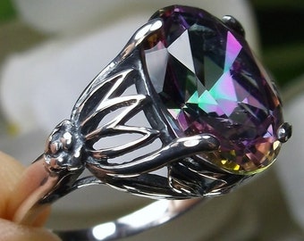 Anello In Argento Placcato Oro Con Tanzanite, 0,666 Carati - Foto 5