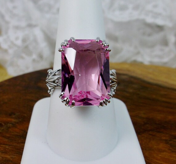 Anello topazio rosa clearance