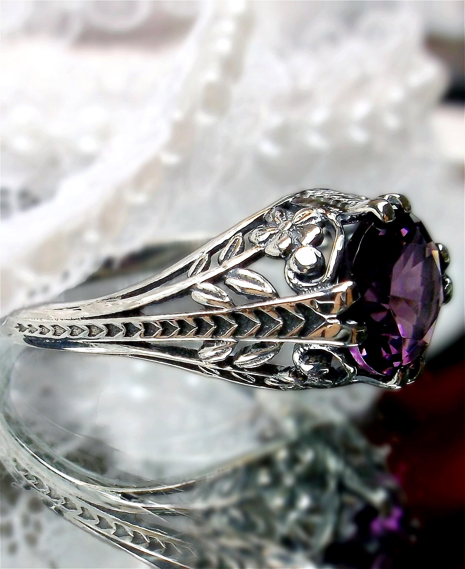 Gehämmerter Scheiben Ring 925 Sterling Silber Modernes Statement Schmuck Stück Für Alle (63 (20.1