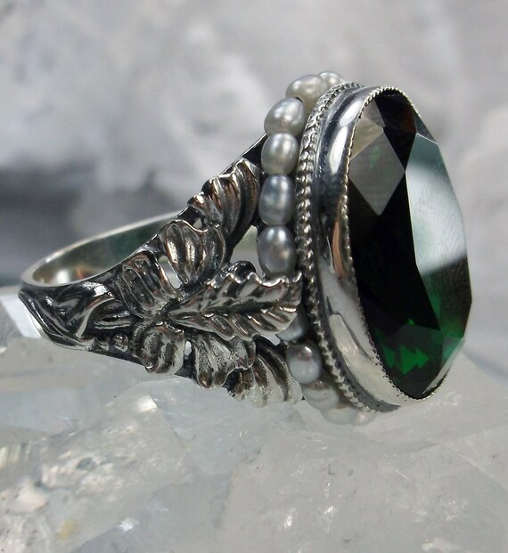 Green sale moti ring
