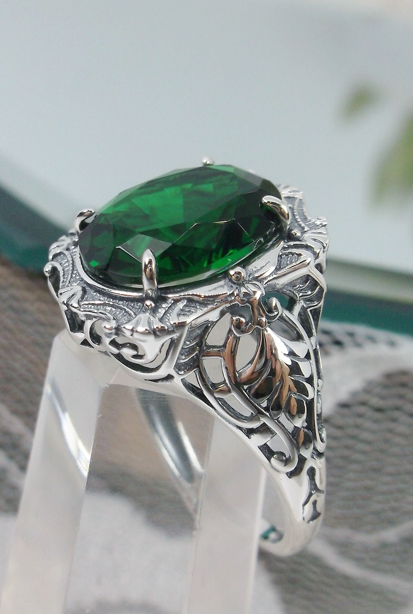 Tacori cz hotsell 925 china ring