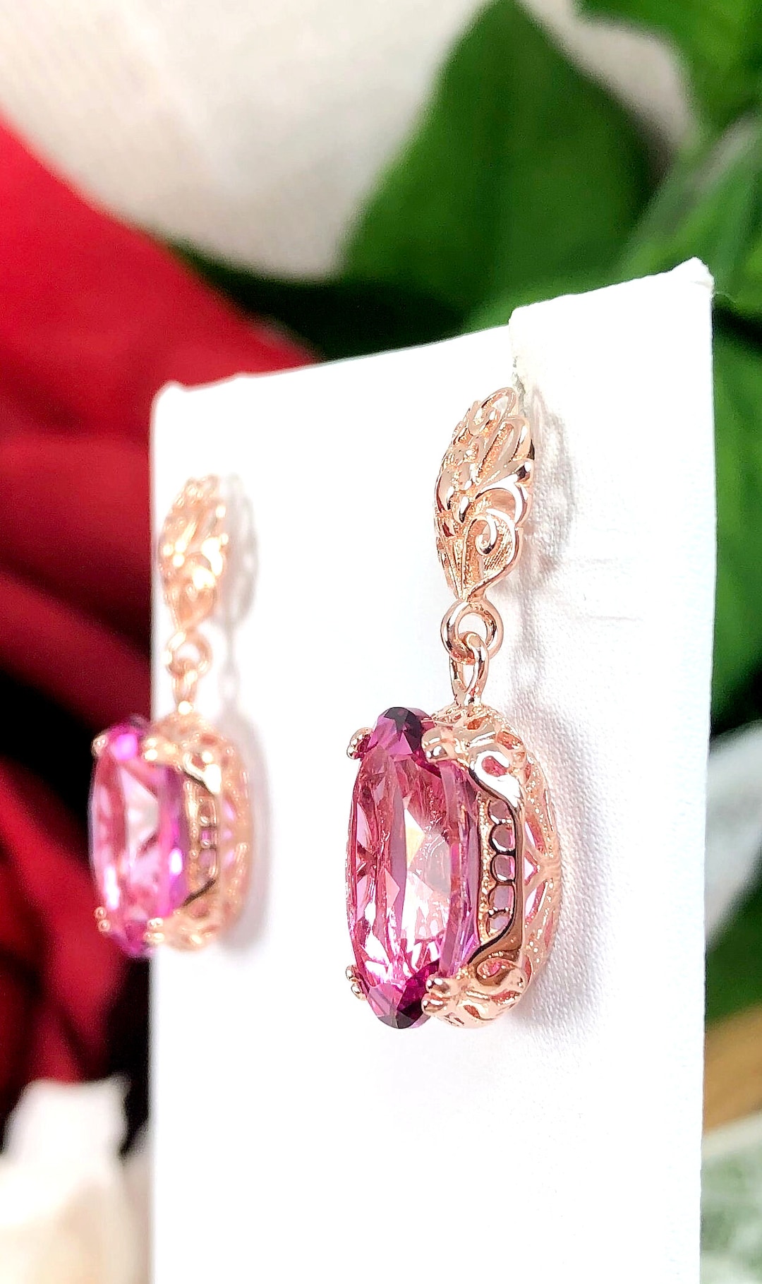 【STONEHENgE】Silver Material Rose Gold Earrings SC1613 StoneHenge Silver Earrings SC1325 Silver 925 Rose Gold Cubic
