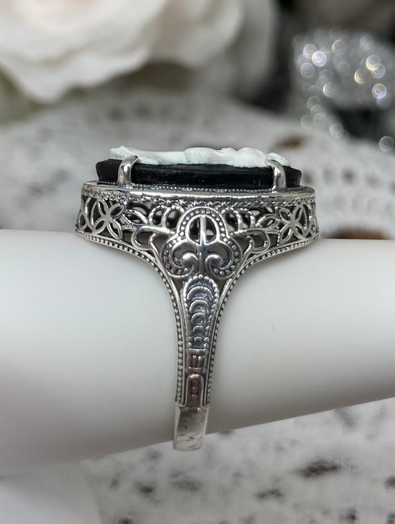 Anello con zirconi bianchi / Misura 9 / Argento Sterling 925