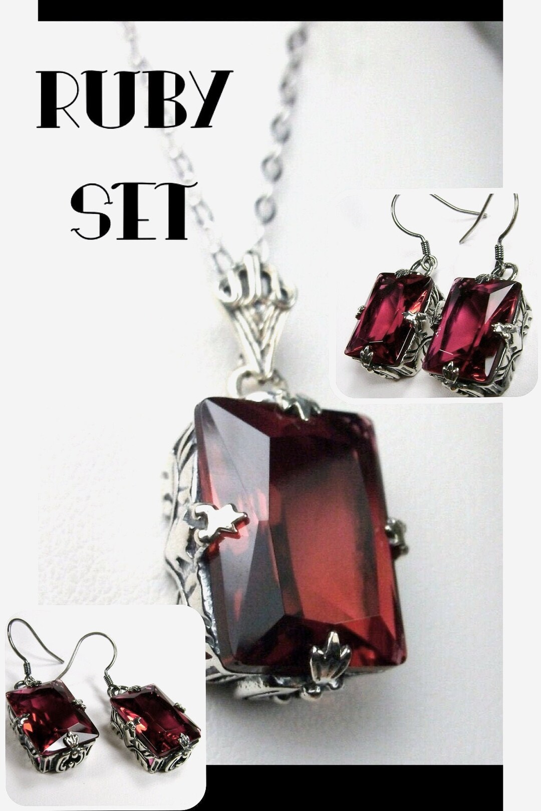 【YVMIN】RASPBERRY GEMSTONE EARRING_RED 947545_alt2.jpg