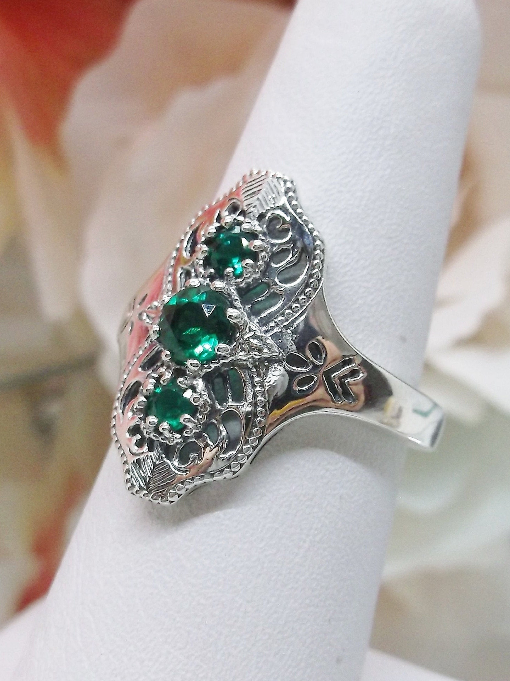 ★47bag ★ 925 Silver Green Natural Stone Ring Nelly Nelly 5 il_fullxfull.2121600666_a96c.jpg