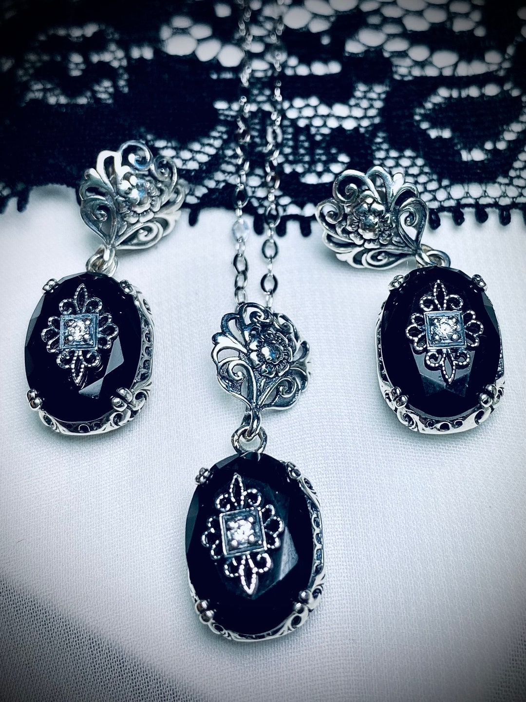 アクセサリー VINTAGE SEVEN SEAS NECKLACE &EARRING SET il_1080xN.6021674838_pfnu.jpg