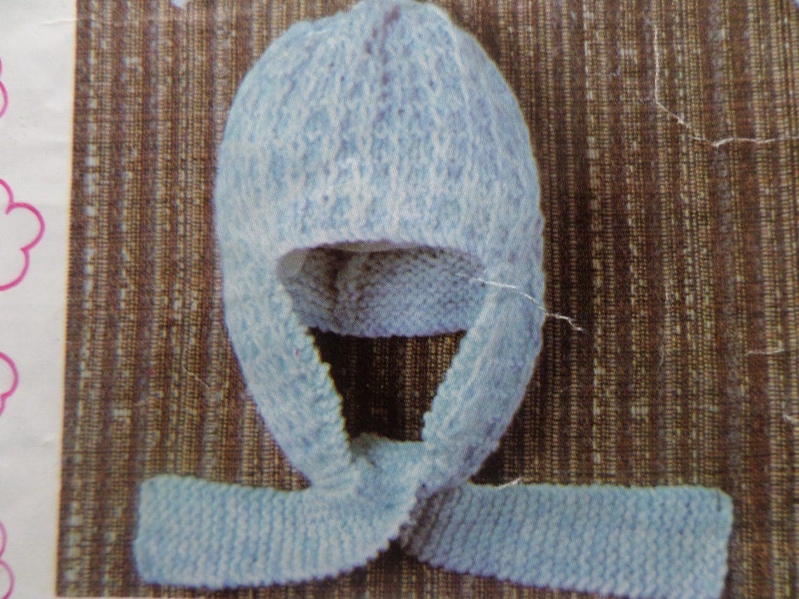 Knitting Pattern Babies Children Girls Boys Hats/helmets 5 Designs DK 1