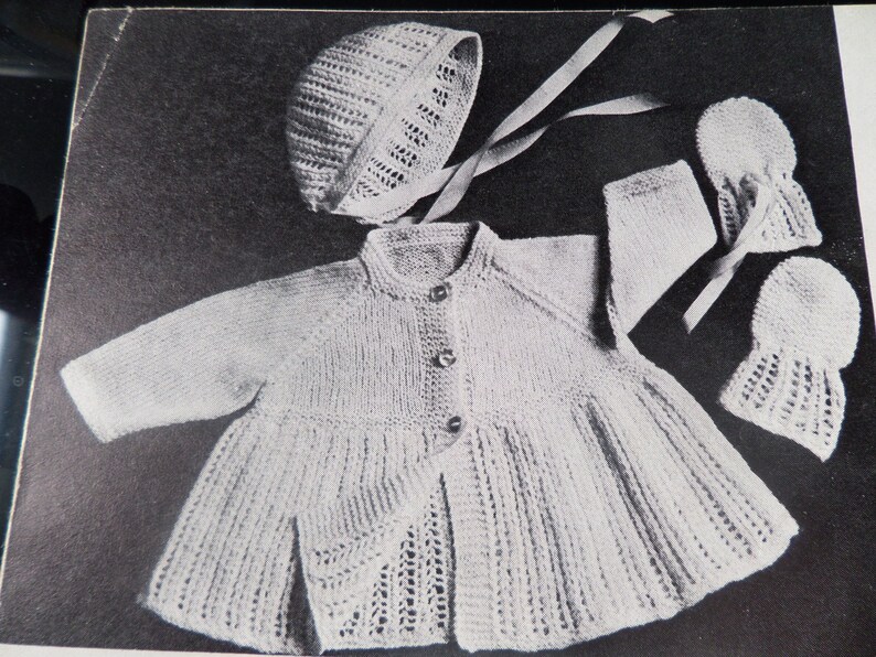 Knitting Crochet Pattern Book Outfits Cardigans Jumpers Etc Etsy UK