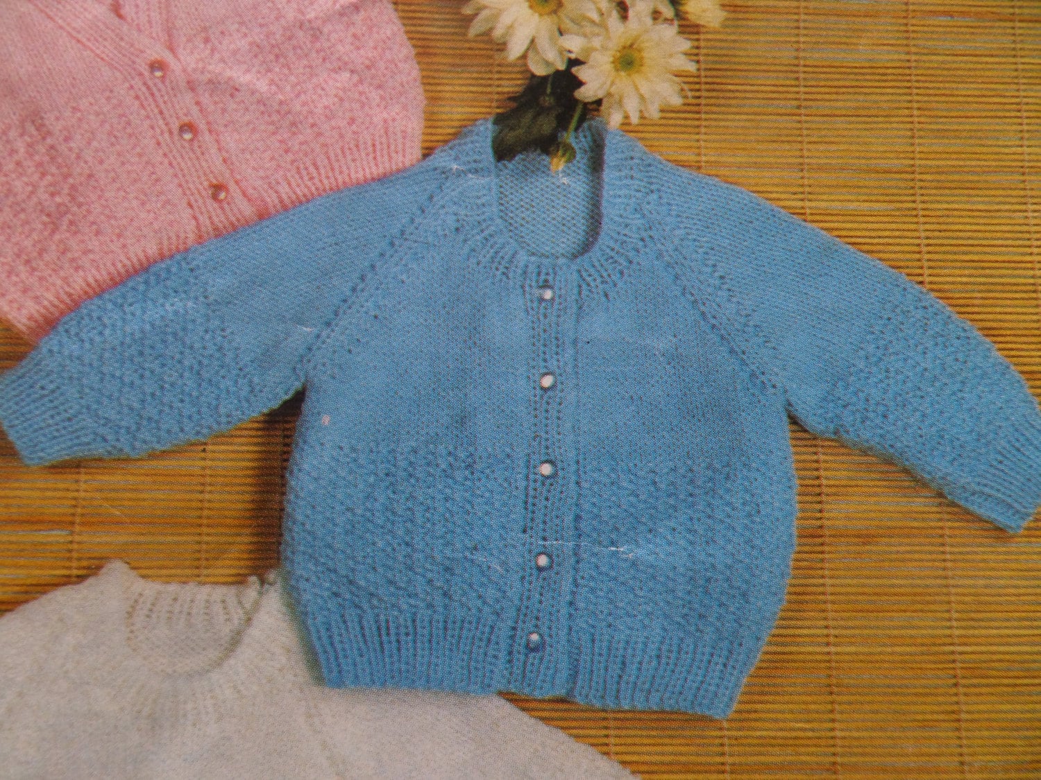 Knitting Pattern Children Baby Jumper 2 Styles Of Cardigan Etsy Knitting pattern children baby jumper 2 styles of cardigan