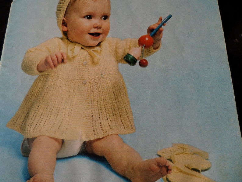 Knitting Crochet Pattern Book Outfits Cardigans Jumpers Etc Etsy UK