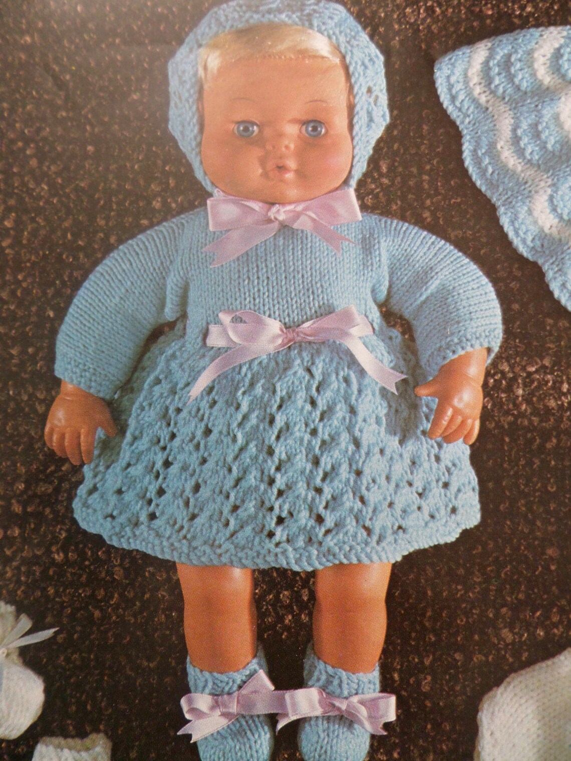 Knitting Pattern Dolls Clothing to Fit a Tiny Tears Size Doll DK