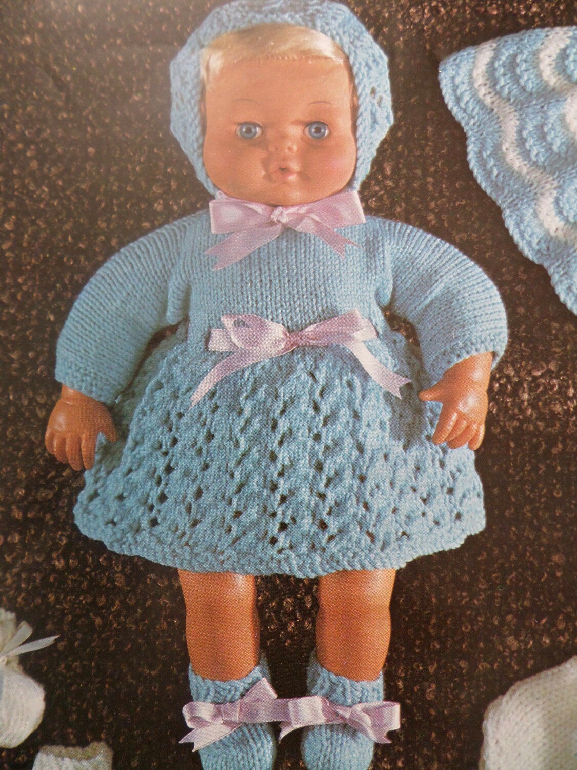 Knitting Pattern Dolls Clothing to Fit a Tiny Tears Size Doll DK