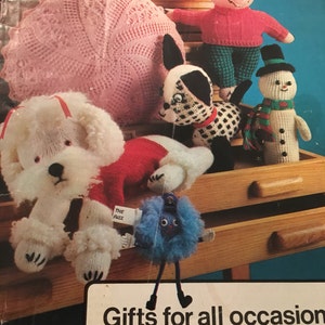 Knitting Patterns Soft Toys And Gifts 24 Pages Various Designs Vintage PDF