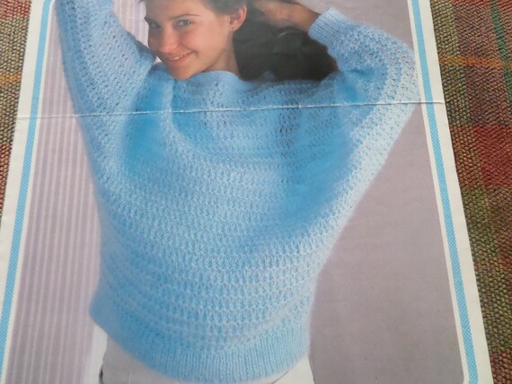 Knitting Pattern Girls Ladies Womens 