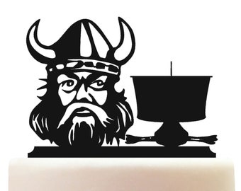 Viking Cake Topper Etsy