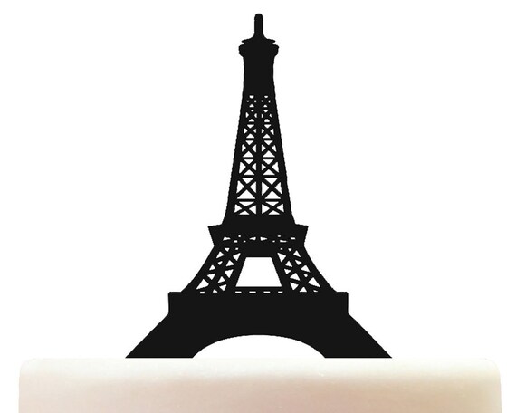 Decoration Acrylique De Topper De Gateau De Tour Eiffel Etsy