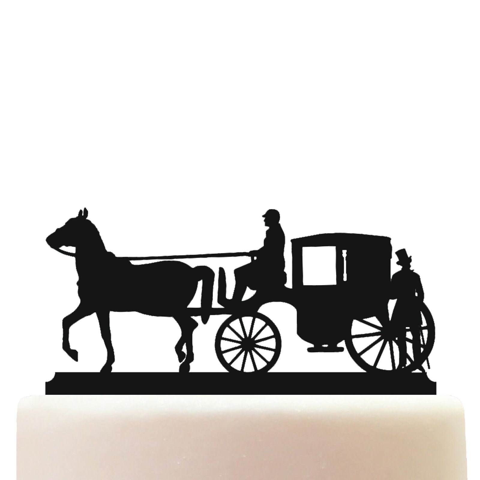 Acrylic Victorian England Horse Drawn Carriage British Etsy UK