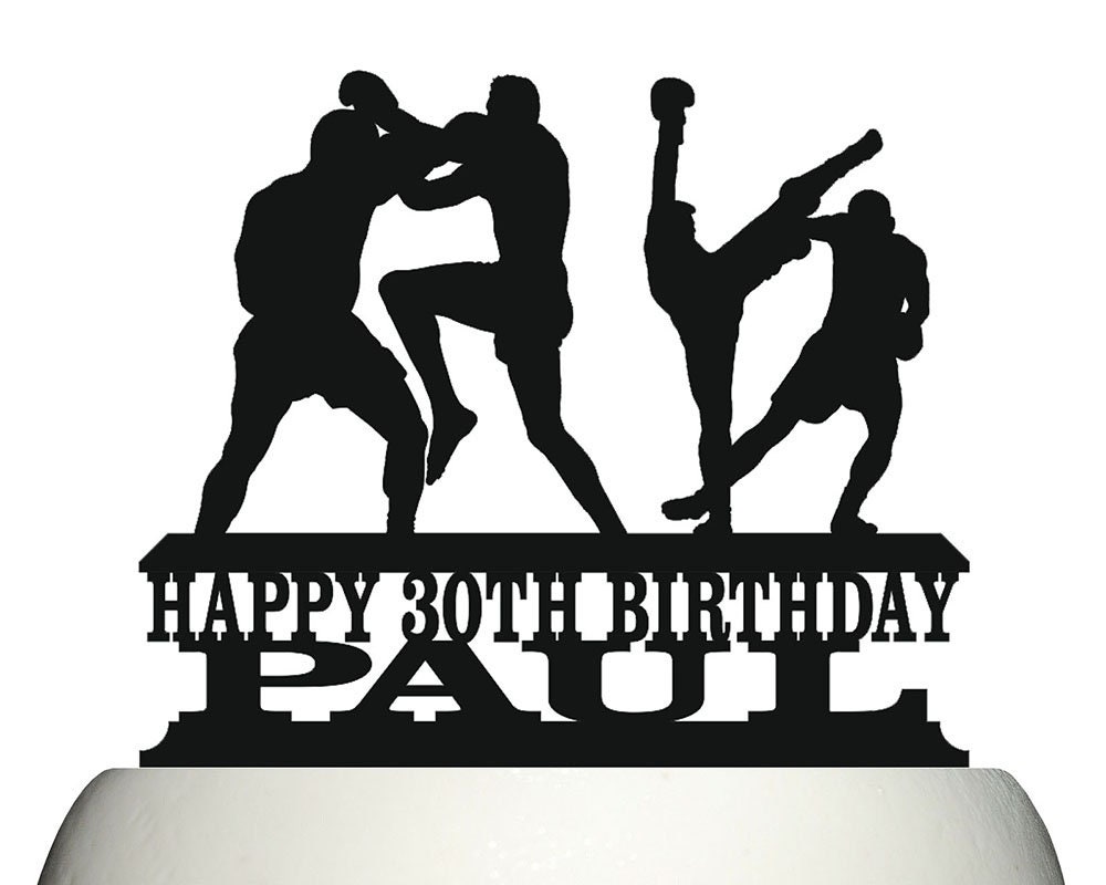 Personalised Acrylic Thai Boxing Birthday Keepsake Cake Topper Etsy Personalised Acrylic Thai Boxing Birthday Keepsake Cake Topper Etsy