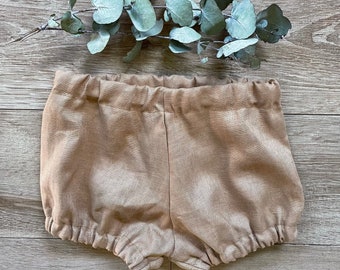 Pure linen bloomers in sand