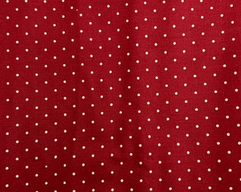 Red and White polka dots bow/ boys bow tie/ dog bow tie/ pet bandana