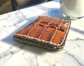 Crocodile & Ostrich Bifold card holder and Wallet