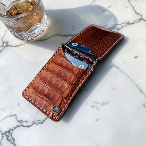 Custom Crocodile & Ostrich Leg Billfold