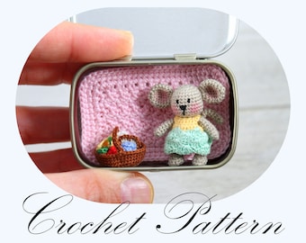 HAAKPATROON: Kleine muis in een blikken doosje