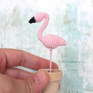 PATTERN: Crochet Flamingo, Flamingo Pattern, Amigurumi Pattern English Only image 3