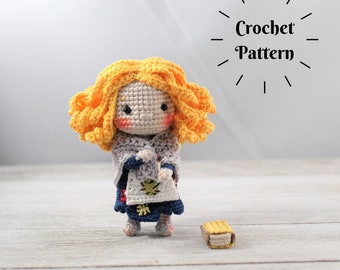 CROCHET PATTERN: The Little Match Girl (English Only)