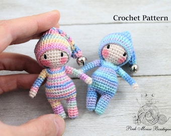 AmigurumiPATROON: gehaakte waldorf-elf (alleen in het Engels)