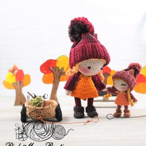CROCHET PATTERN: Marigold and Her Friend, Mr. Chatters English Only US Terminology image 5