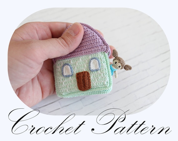Crochet Pattern Crochet Dollhouse Amigurumi Doll Miniature Doll Instant Download Micro Mini Doll Doll And House English Only - 