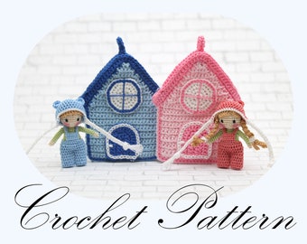 Collana Amigurumi Doll in Crochet House, MODELLO PDF (solo inglese)