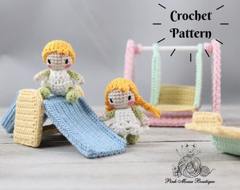 AMIGURUMI PATTERN: Kids and Playground (English - US Terminology)