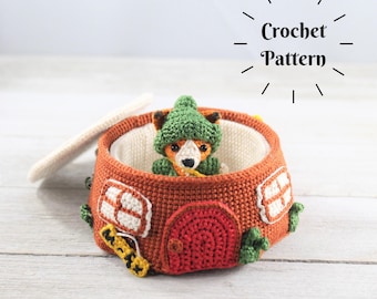 HAAKPATROON: Meneer Fox en zijn boomstronkhuis (alleen in het Engels)