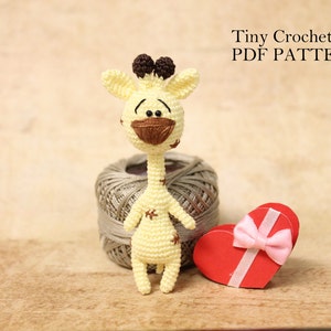 MOTIF : girafe amigurumi, animal au crochet, motif amigurumi (en anglais uniquement) image 2
