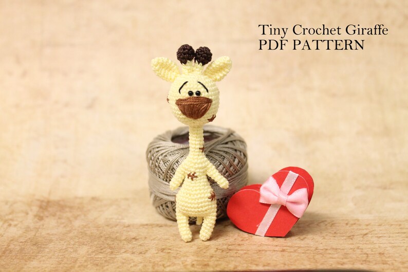 MOTIF : girafe amigurumi, animal au crochet, motif amigurumi (en anglais uniquement) image 2